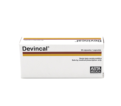 DEVINCAL CÁPSULAS VÍA ORAL