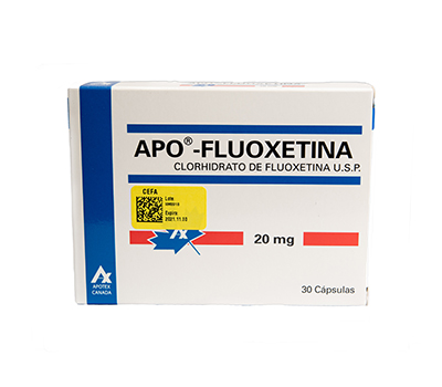 APO FLUOXETINA 20 MG TABLETAS VIA ORAL