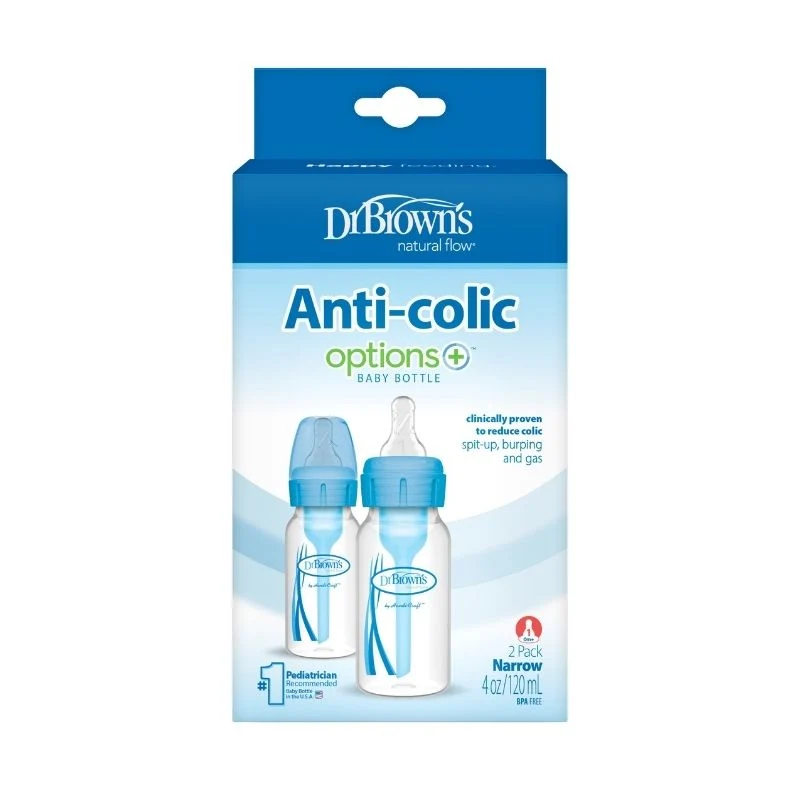 Set de 2 chupones Options+ cuello Angosto 8oz DrBrowns