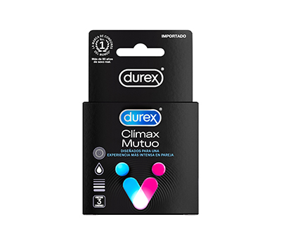 DUREX PRESERVATIVOS CLÍMAX MUTUO 3 UNIDADES