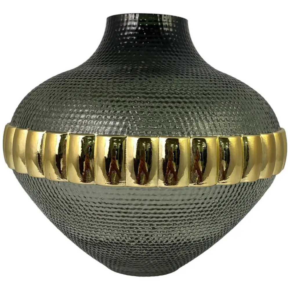 Jarrón Decorativo Concepts Vidrio Gris 411-654921