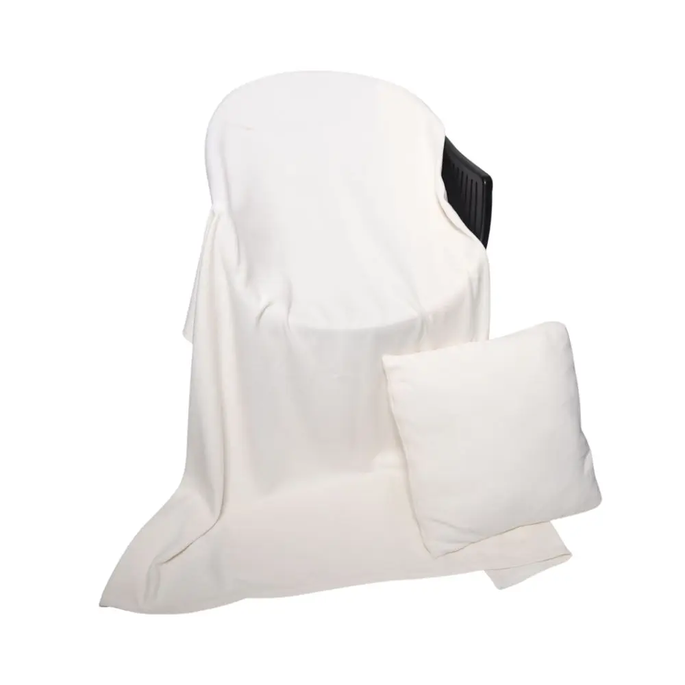 Manta + Almohadada Quattro Poliéster Beige QTTBDBF01