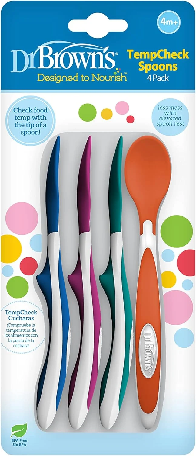 Cucharas sensibles a temperatura multicolor 4und DrBrowns