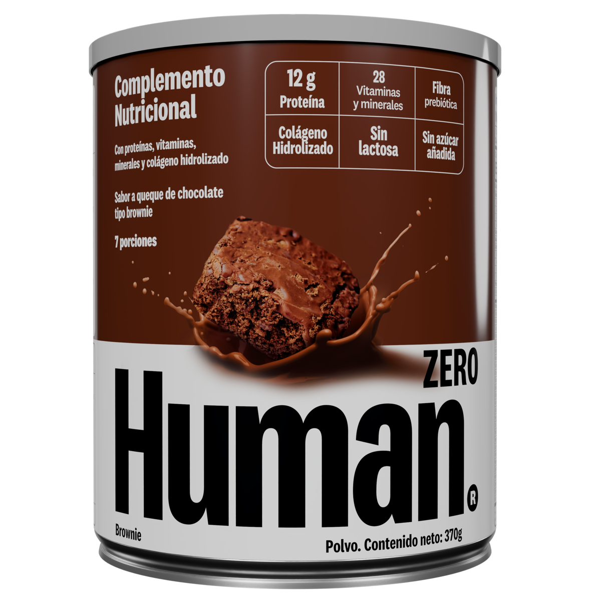 Human Zero Brownie 370 gramos