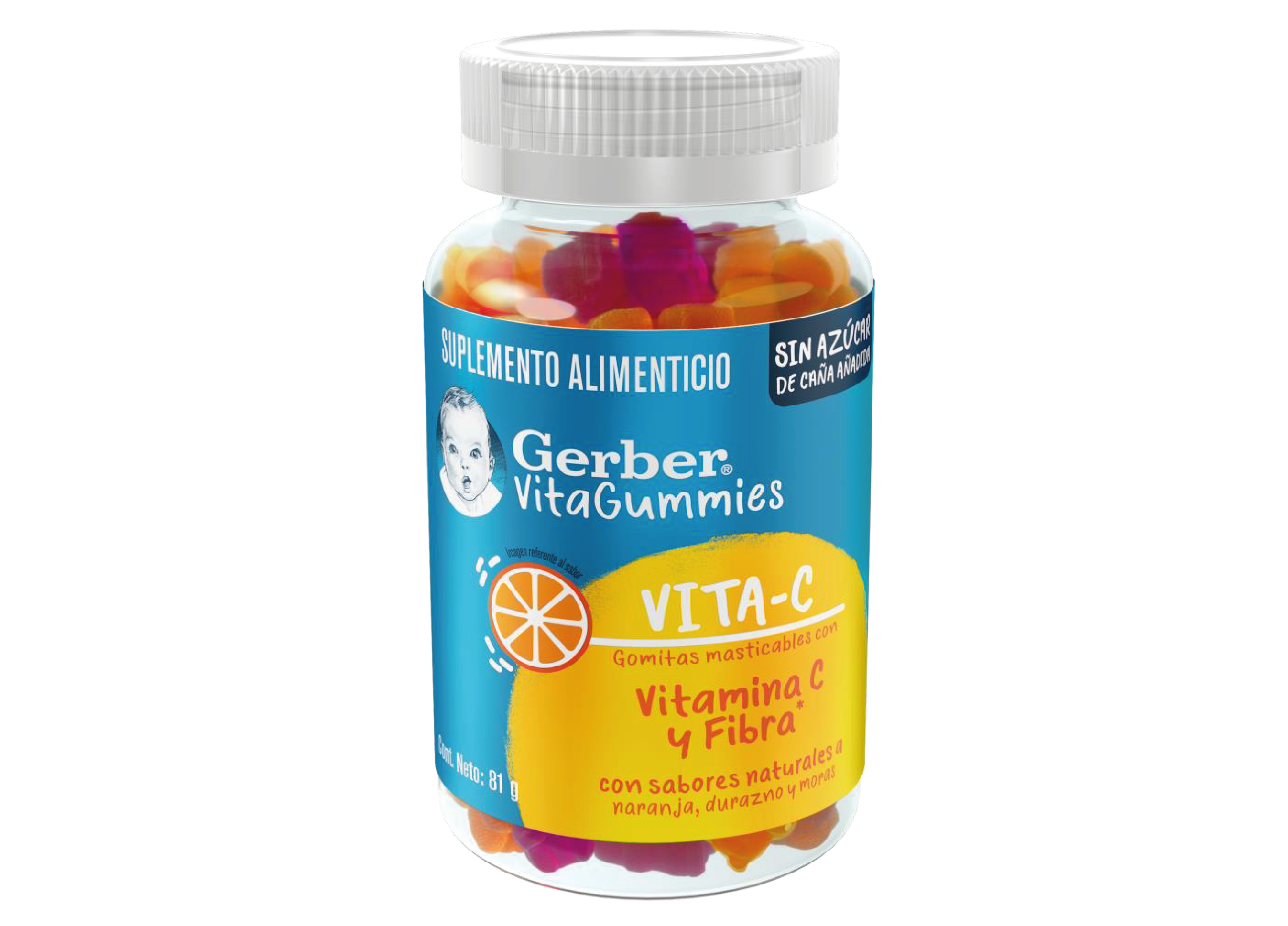 Nestle Gerber Vitagummies y vita-C 30 gomitas