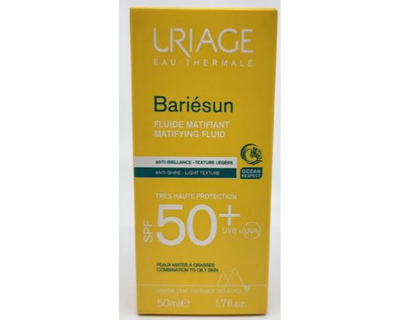 URIAGE Bariesun, Fluido Matificante, SPF 50+, 50ml