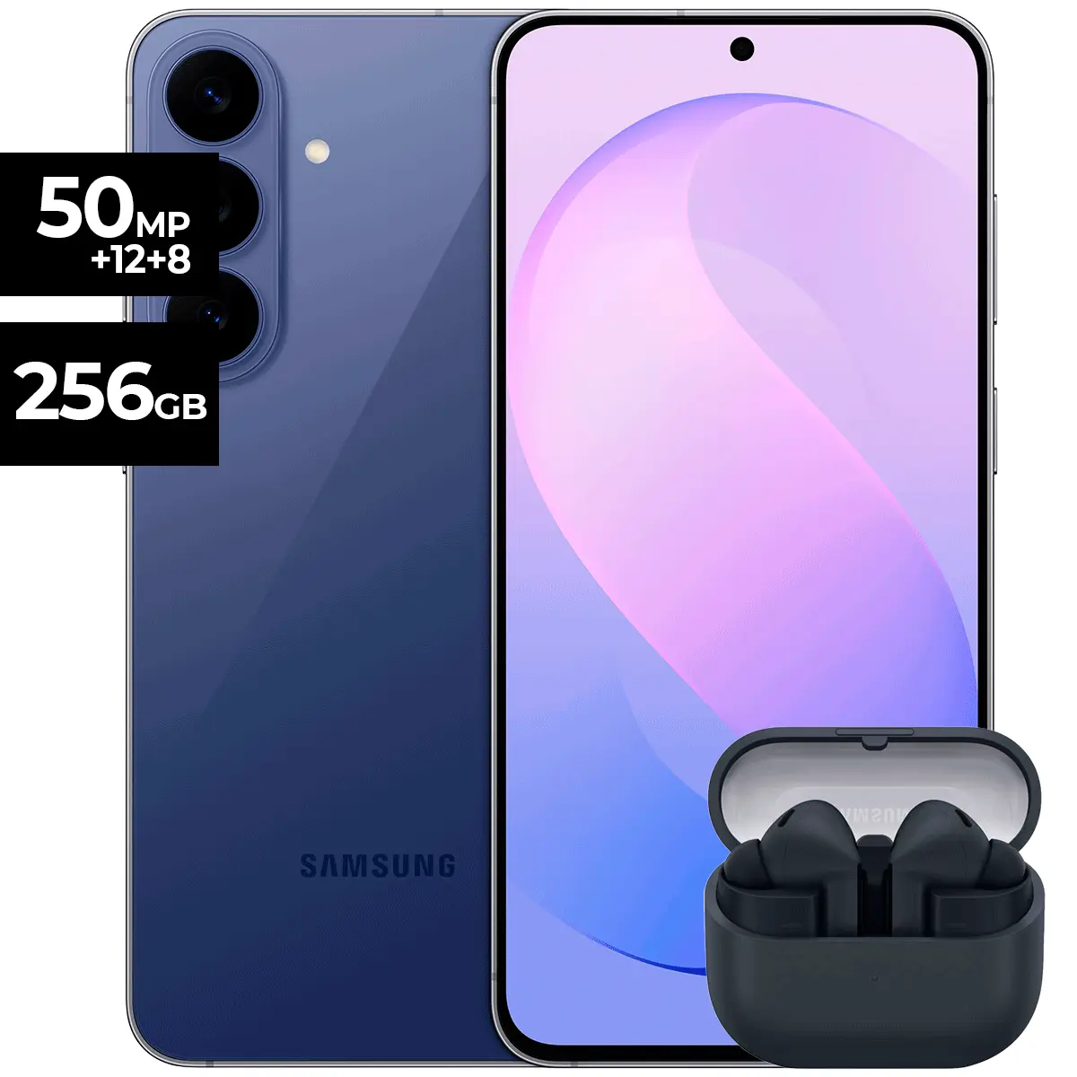 Celular 5G Samsung S26 FE Violeta 8GB RAM 256GB + Buds 3 FE | Combo