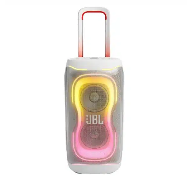 Parlante JBL RGB Partybox 330 280W RMS AUX 3.5MM Bluetooth USB-C – Blanco