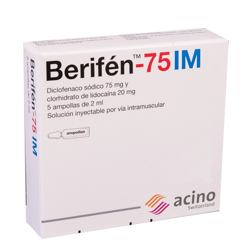 BERIFEN-75 AMPOLLAS 2 ML