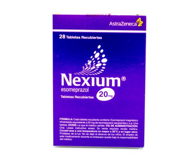 Nexium 20 mg 28 tabletas
