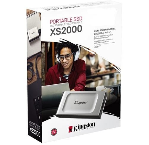 Disco de estado solido Kingston SSD 1TB portable XS2000