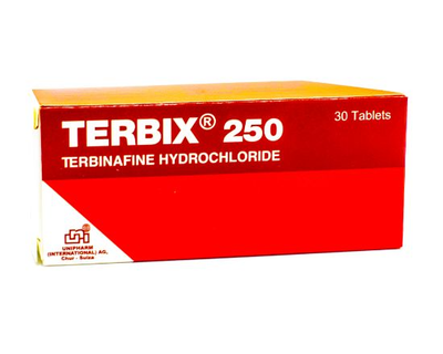 Terbix 250 250 mg 30 tabletas