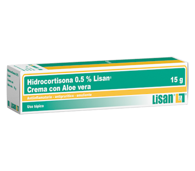 LISAN HIDROCORTIZONA 0.5 CON ALOE VERA 15 GR