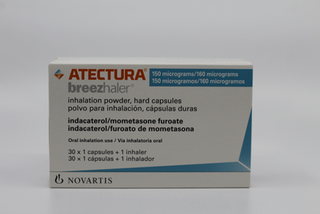 Atectura Breezhaler 150/160mg polvo para inhalacion 30 capsulas+1 inhalador