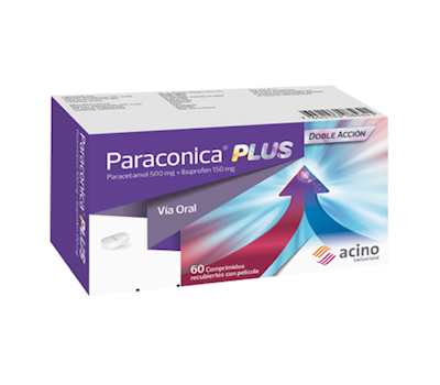 PARACONICA PLUS 500mg/150mg x 60 TABLETAS
