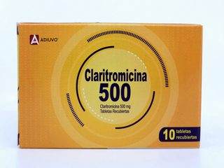 Claritromicina Adiuvo, 500 mg, 1 tableta