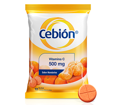 CEBIÓN MASTICABLE SABOR MANDARINA