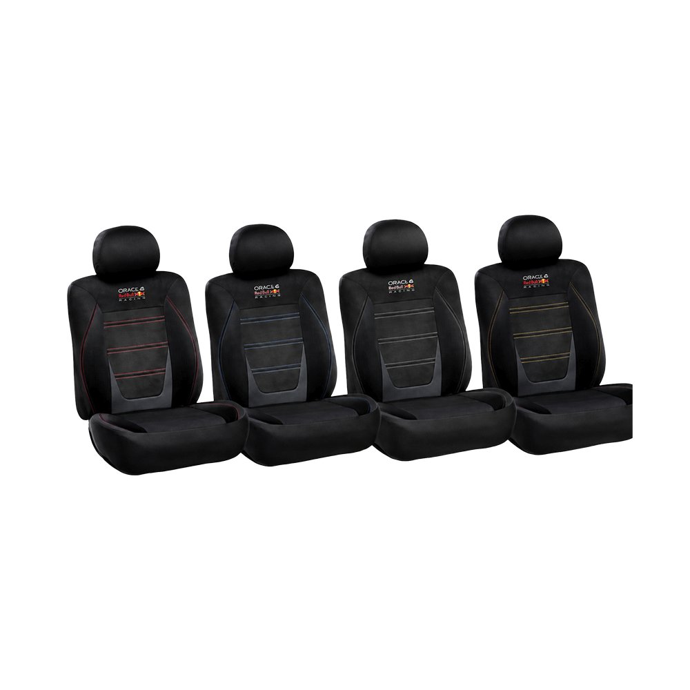 Forro para asiento de carro negro -gris