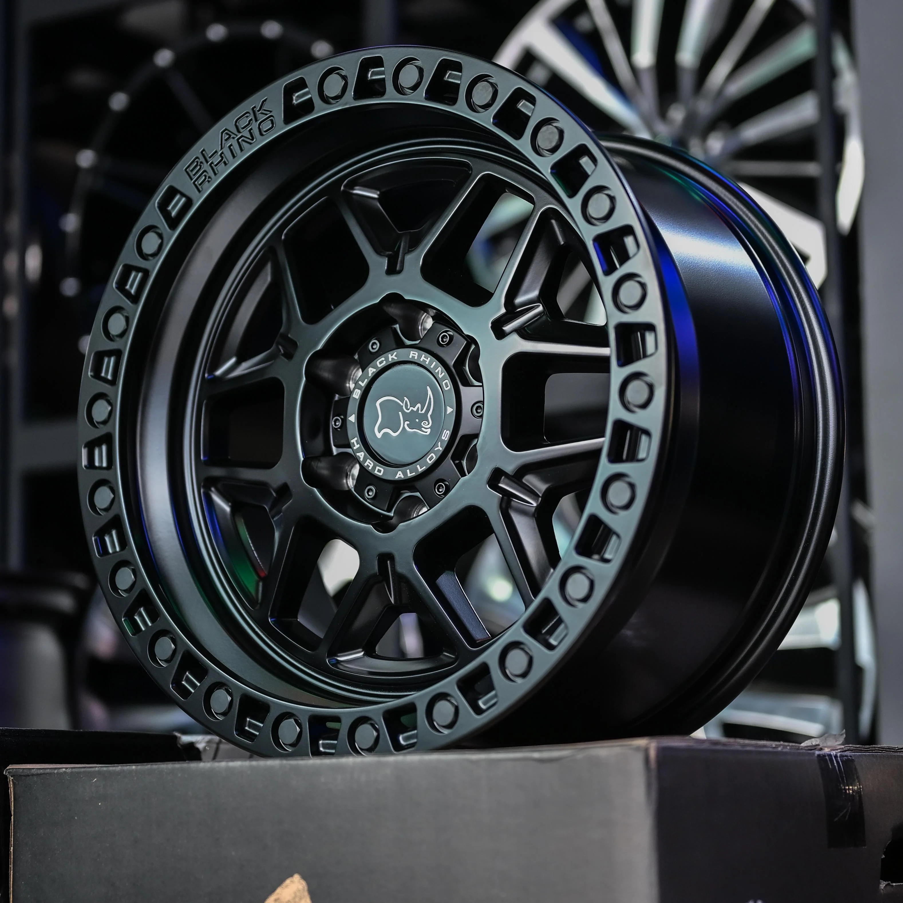 AOD84X46HF-02 BLACK RHINO KELSO 18X9 6X114 ET12 CB76