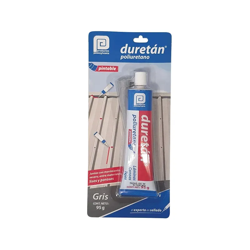 Sellador poliuretano Duretán 95 g gris