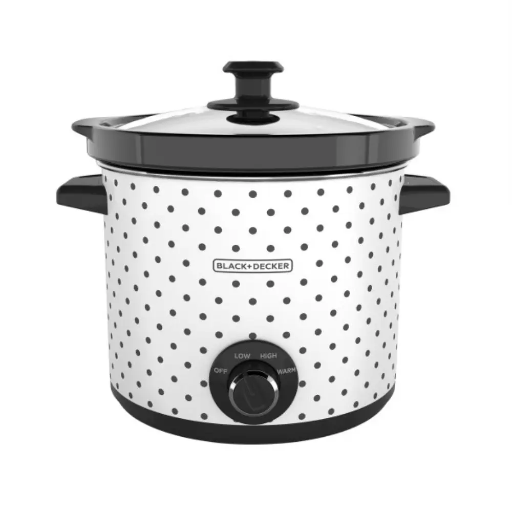 Olla Black & Decker de Cocción Lenta 4L Blanca/Negro SC1004D