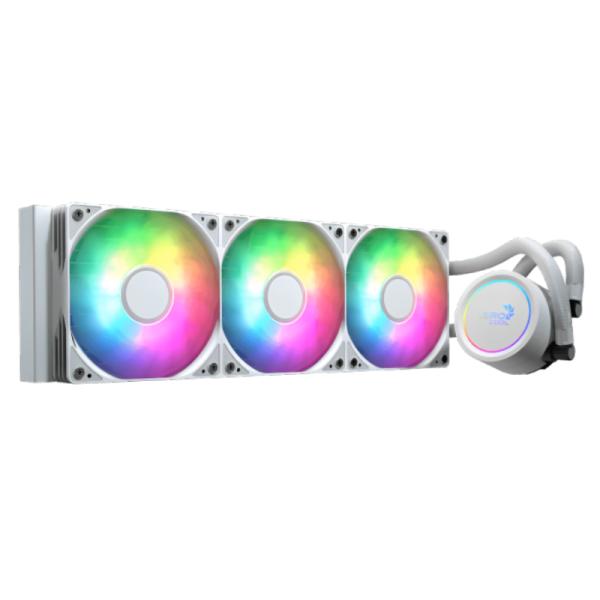 Enfriamiento Liquido Aerocool RGB Abyss L360R WHT AIO 360MM – Blanco