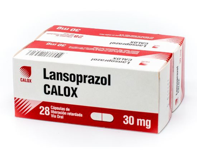 Lansoprazol Calox 28 capsulas 30mg (Oferta 1+1)