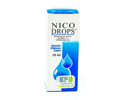 Nicodrops Solucion oftalmica 10 ml