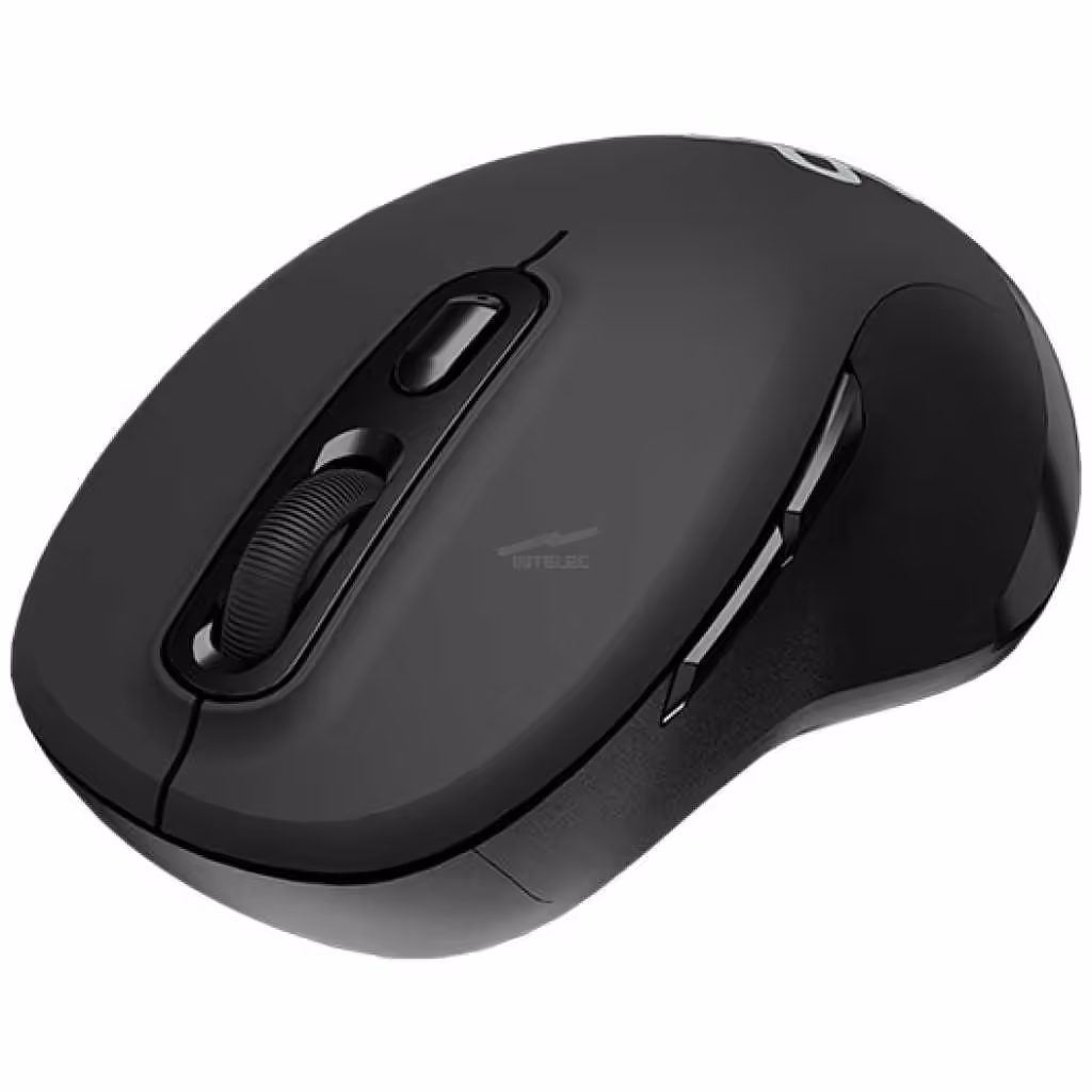 MOUSE ERGONOMICO KLIP BIGLIDER – INALAMBRICO – NEGRO