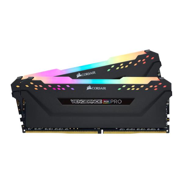 Memoria RAM PC 16GB(2X8GB) Corsair RGB Vengeance Pro DDR4 3600MHZ CL18 1.35V – Negro