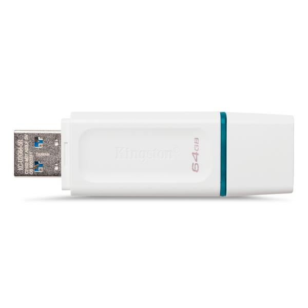 Memoria USB 64GB Kingston Data Traveler Exodia 3.2 GEN 1 USB-A – Blanco