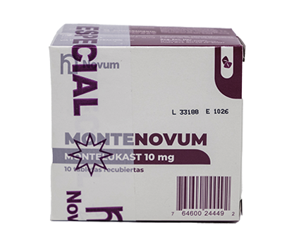 MONTENOVUM 10 MG X 10 TABLETAS