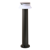 Lampara Led Solar Rgb Felice Negra 150 Pir 800 Cct