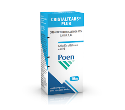 CRISTALTEARS PLUS 05%/0.9% SOLUCIÓN OFTÁLMICA 10ML