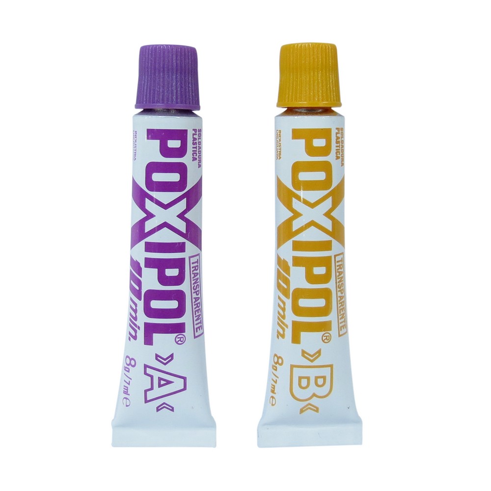 Pegamento epoxico poxipol transparente 14 ml