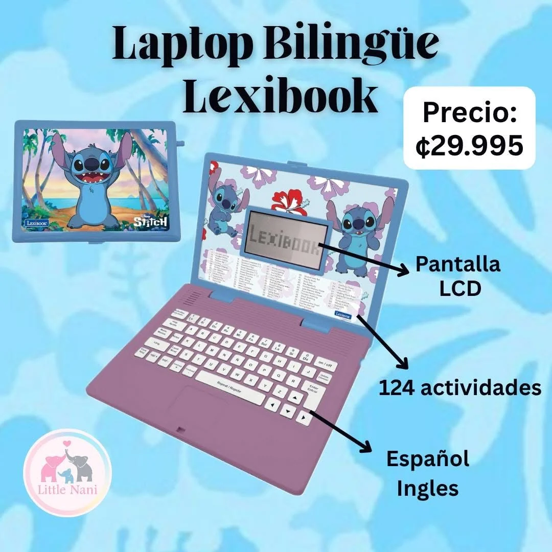 Laptop Lexibook Bilingüe 124 actividades
