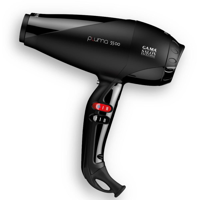 SECADORA CABELLO 2 VELOCIDADES 3 TEMPERATURAS NEGRA PLUMA 5500 OXY ACTIVE GAMA