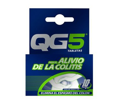 QG5 Alivio Digestivo para la Colitis – 10 Tabletas