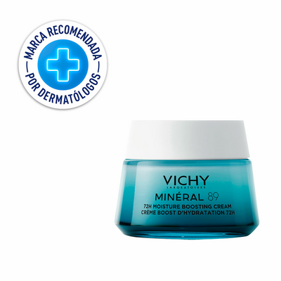 Vichy, Mineral 89, crema boost de hidratacion 72H, 50 ml-48 g