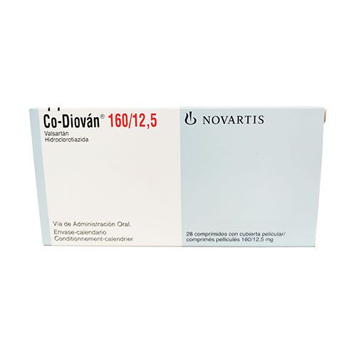 CO-DIOVAN 160/12.5 X 28 COMPRIMIDOS