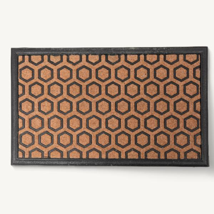 ALFOMBRA 45X75CM CAFE INSPIRE CAUCHO DC INTERIORS