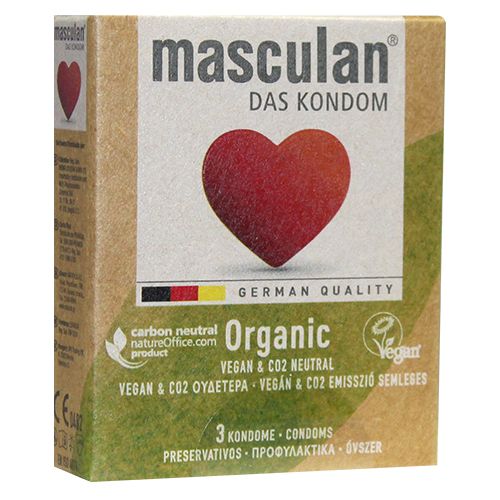 CONDON MASCULAN ORGANICO X 3 UNIDADES
