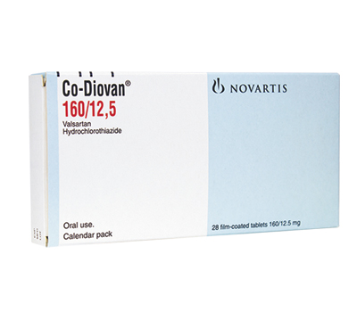 CO DIOVAN 160MG/12,5MG TABLETAS VIA ORAL