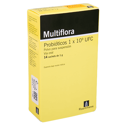 MULTIFLORA POLVO PARA SUSPENSION TABLETAS 1 GR