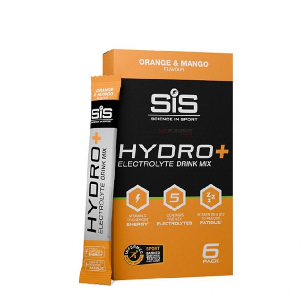 SIS Hydro Electrolyte sabor naranja y mango polvo suspensión oral 6 ud