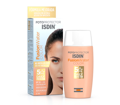 ISDIN FOTOPROTECTOR FUSION WATER COLOR TONO MEDIO SPF-50 EMULSION 50 ML