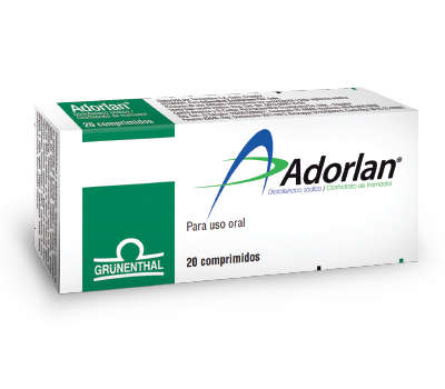ADORLAN 25/25MG X 20 TABLETAS
