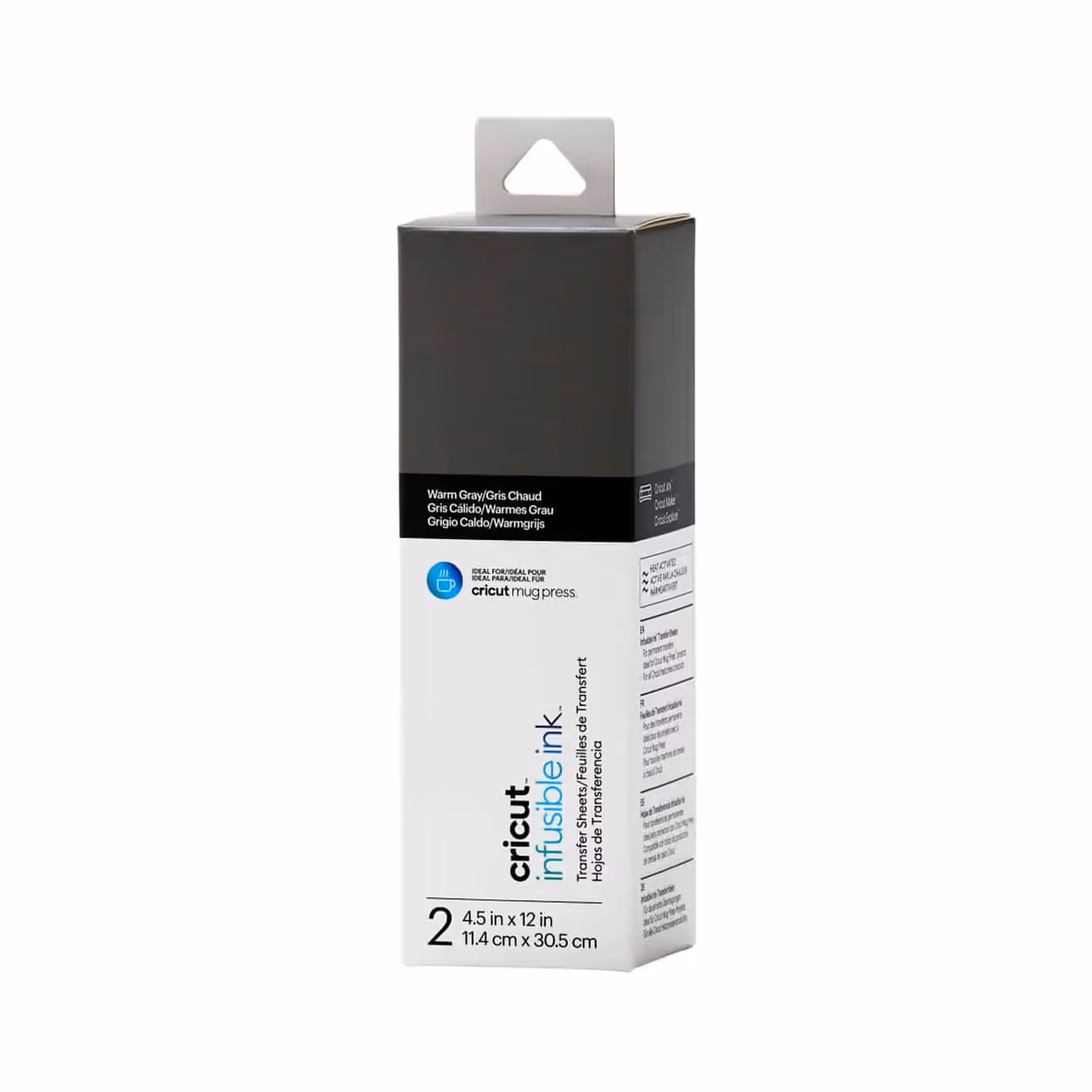 CRICUT HOJA DE TRANSFERENCIA INFUSUBLE INK – WARM GREY – 2 HOJAS