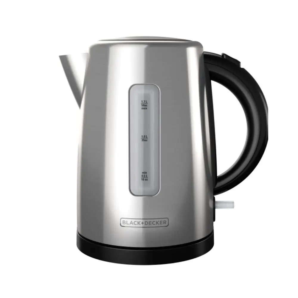 Hervidor eléctrico Black + Decker 1.7 L Plateado KE2000SD