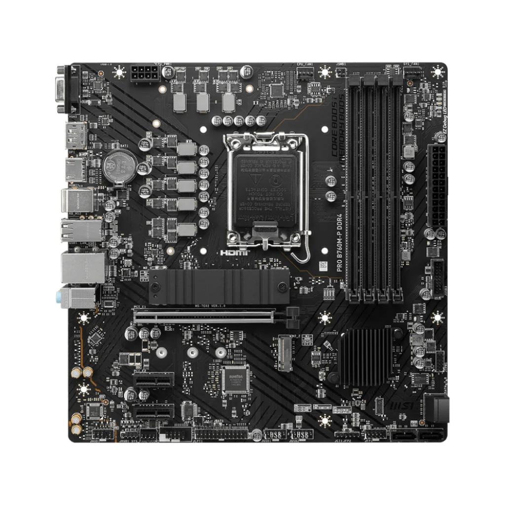 TARJETA MADRE MSI PRO B760M-P DDR4 LGA 1700 911-7E02-016
